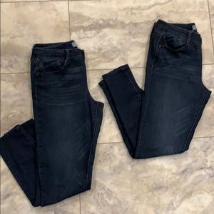 2pair EUC Sz8 Wit & Wisdom Skinny jeans